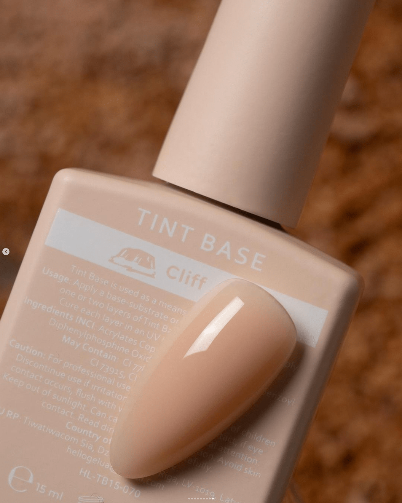 CLIFF Tinted Base 15ml (Physical item) - Nail Artistry Melbourne | Professional Nail Supplies Melbourne