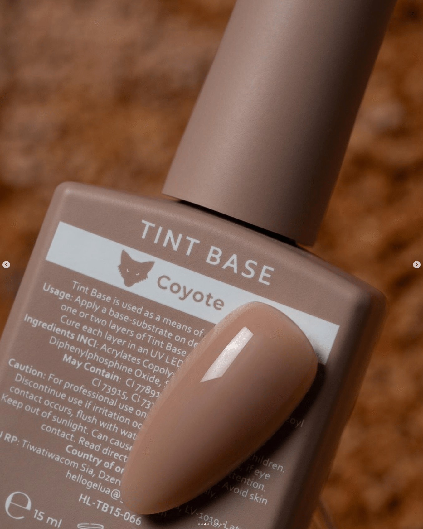 COYOTE Tinted Base 15ml (Physical item) - Nail Artistry Melbourne | Professional Nail Supplies Melbourne