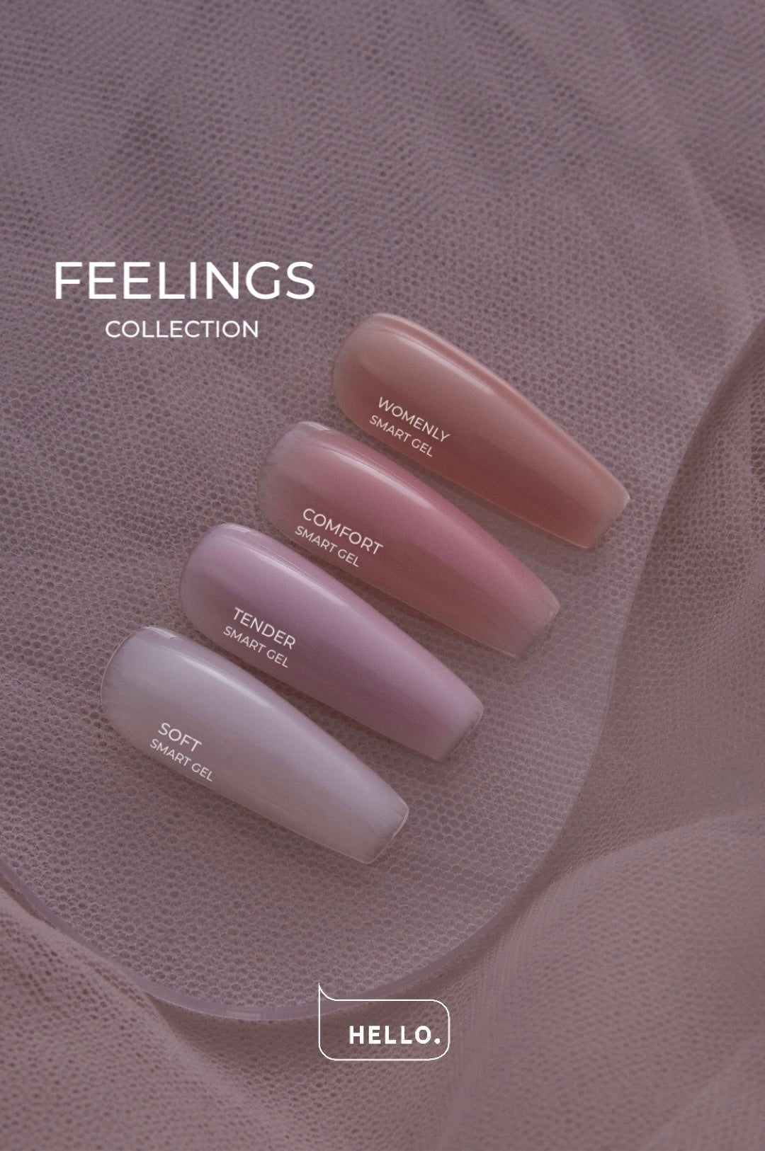 Feelings Collection Smart Gels / Builder gel (Physical item) - Nail Artistry Melbourne | Professional Nail Supplies Melbourne