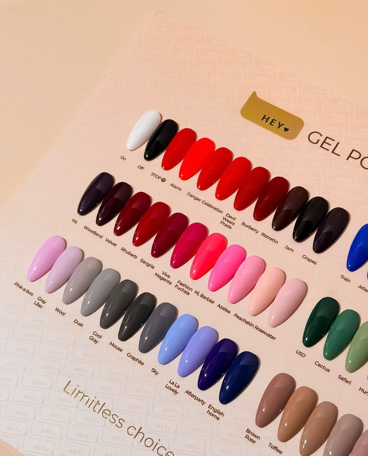 Full Collection 66 Gel Polishes (Physical item) - Nail Artistry Melbourne | Professional Nail Supplies Melbourne