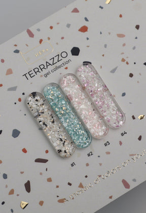 Full Collection Terrazzo gel 4 5g (Physical item) - Nail Artistry Melbourne | Professional Nail Supplies Melbourne