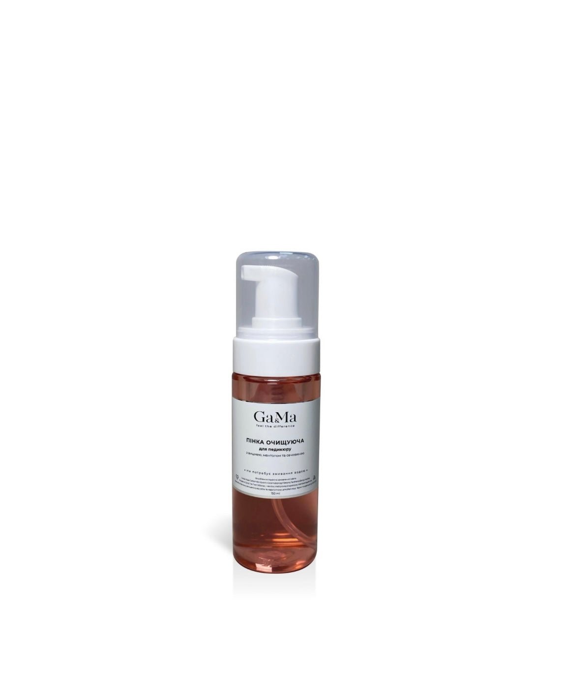 GAMA Pedicure Cleansing Foam Cherry, Menthol & Urea 150ml () - Nail Artistry Melbourne | Professional Nail Supplies Melbourne