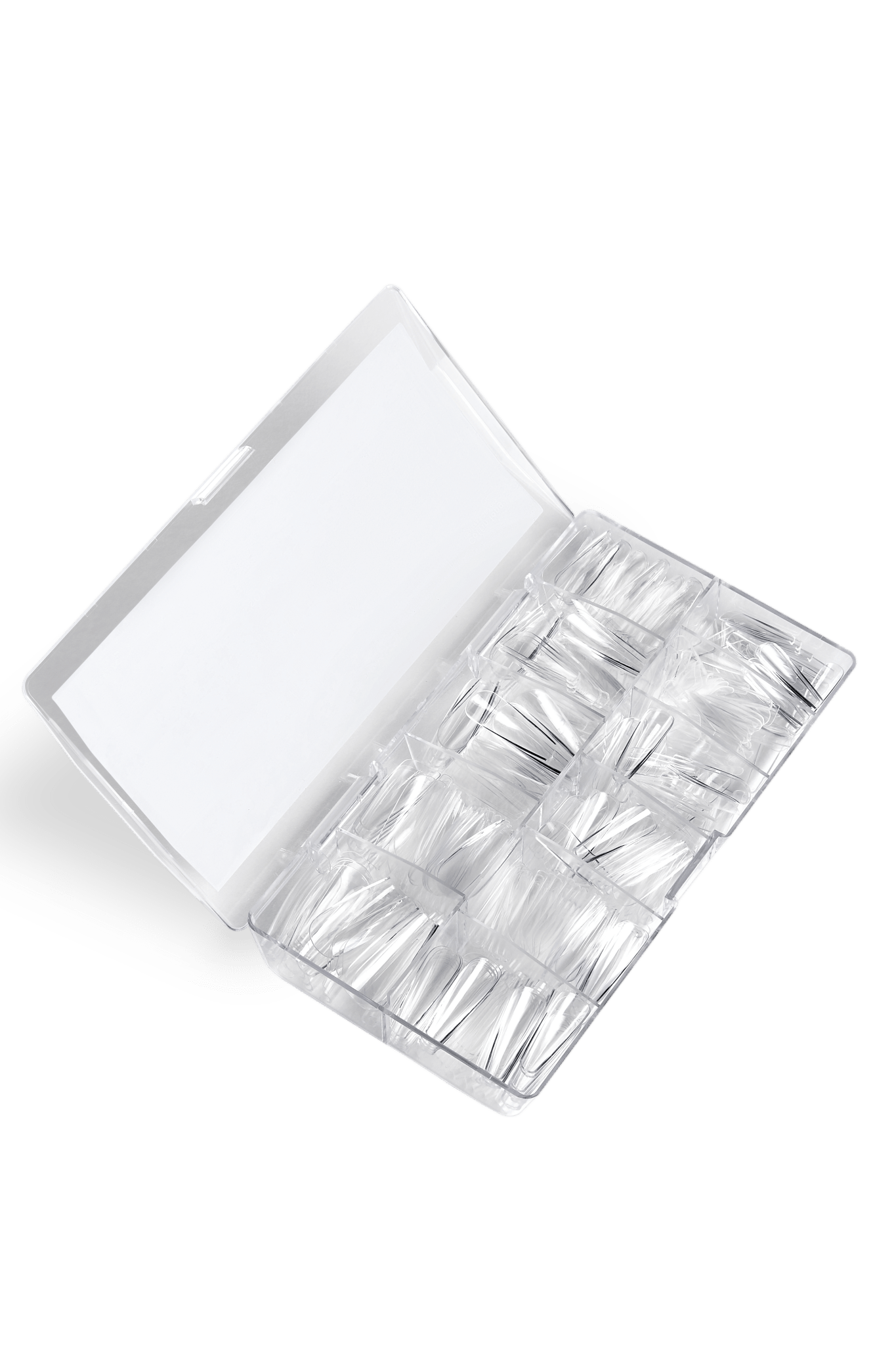 Gel Tips COFFIN LONG 500p (Physical item) - Nail Artistry Melbourne | Professional Nail Supplies Melbourne