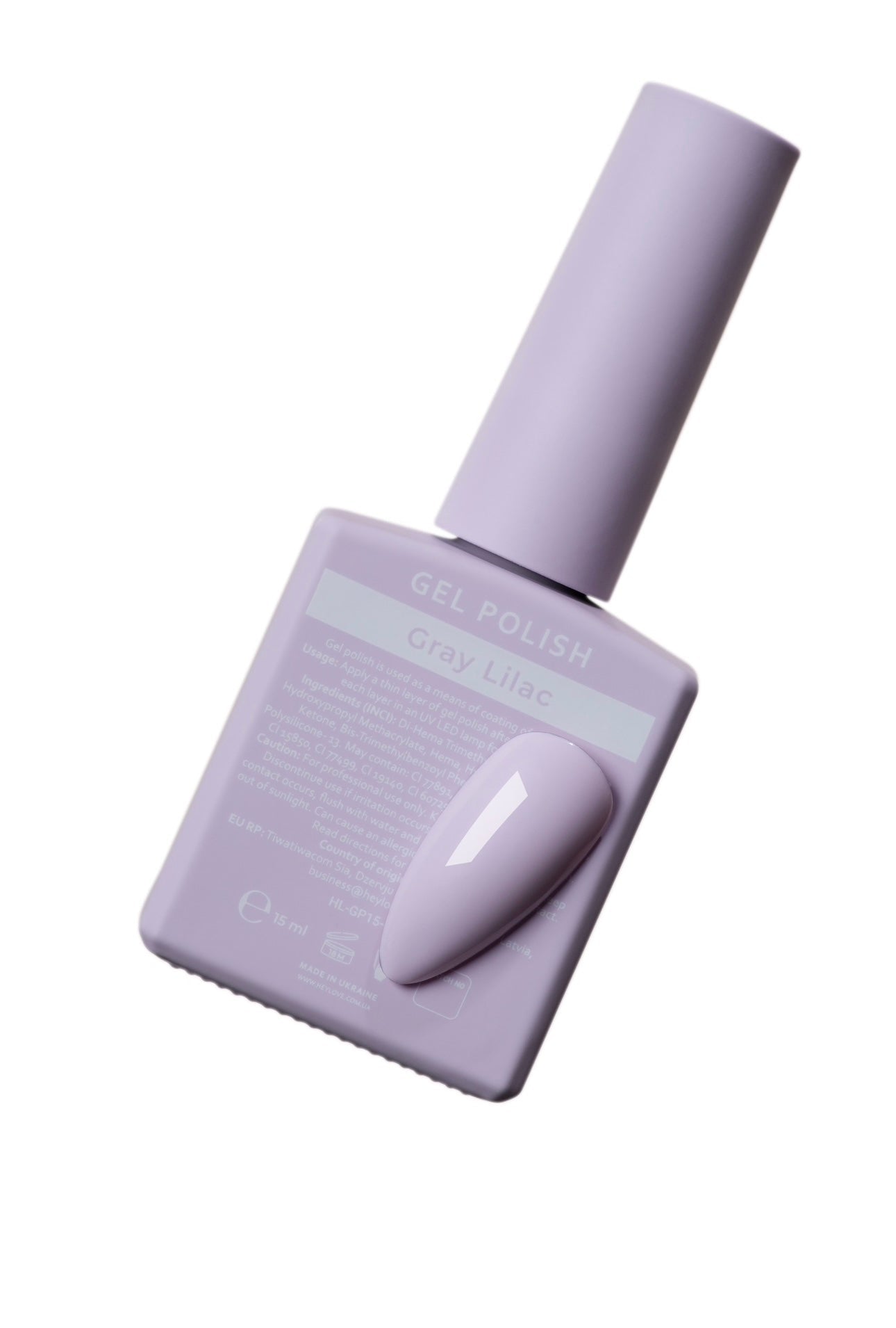 Grey Lilac Gel Polish 15ml (Physical item) - Nail Artistry Melbourne | Professional Nail Supplies Melbourne