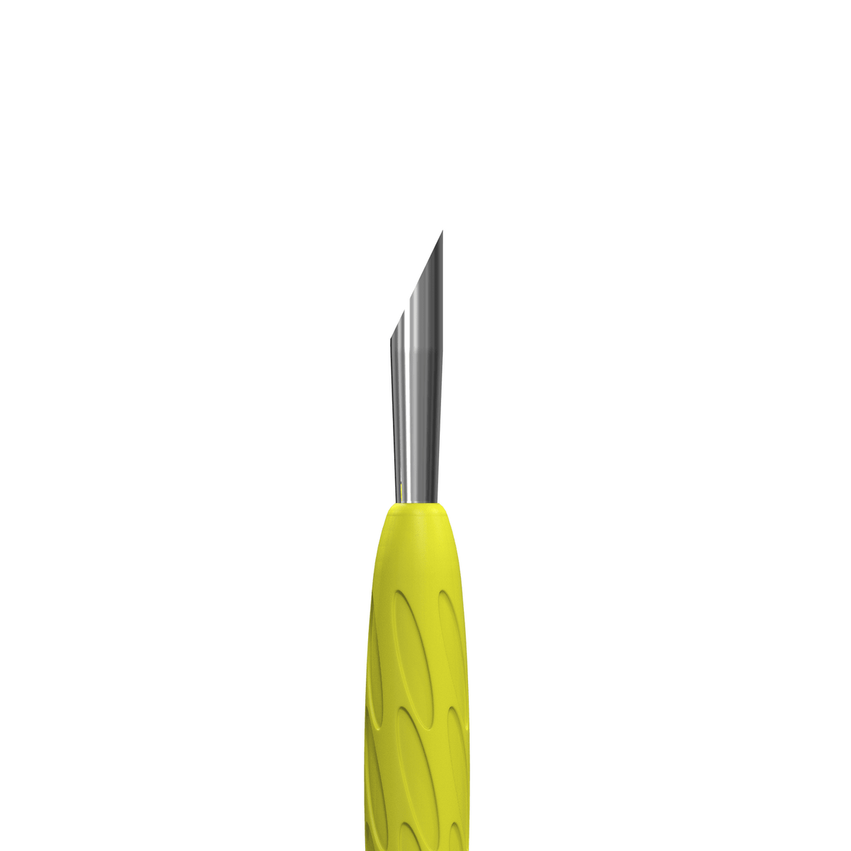GUMMY” SPATULA. SPATULA WITH SILICONE HANDLE UNIQ 11 TYPE 2 (ANGLED PUSHER + RING) (Physical item) - Nail Artistry Melbourne | Professional Nail Supplies Melbourne