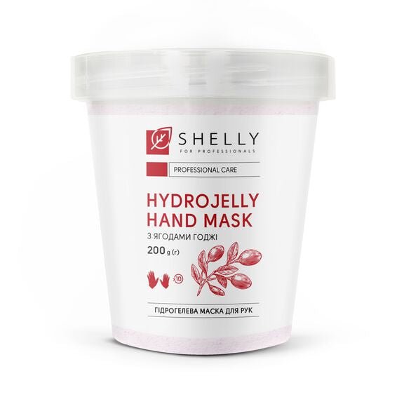 HYDROGEL HAND MASK WITH GOJI BERRIES, 200 G. SHELLY. (Physical item) - Nail Artistry Melbourne | Professional Nail Supplies Melbourne