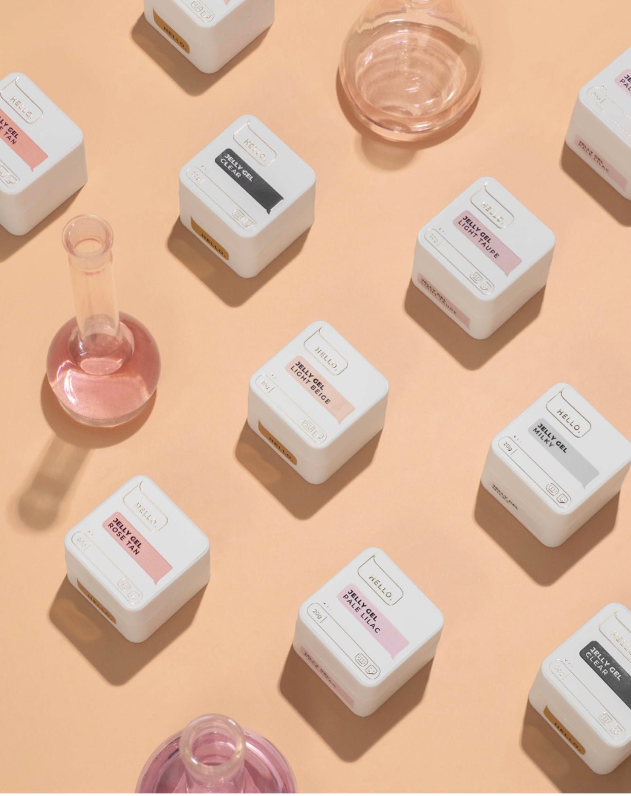 Jelly Gel Full Collection *6 colours 20g each (Physical item) - Nail Artistry Melbourne | Professional Nail Supplies Melbourne