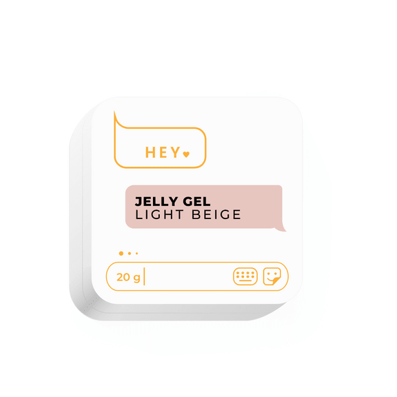Jelly Gel Light Beige 20g (Physical item) - Nail Artistry Melbourne | Professional Nail Supplies Melbourne