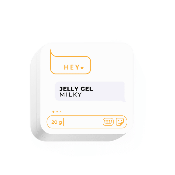 Jelly Gel Milky 20g (Physical item) - Nail Artistry Melbourne | Professional Nail Supplies Melbourne