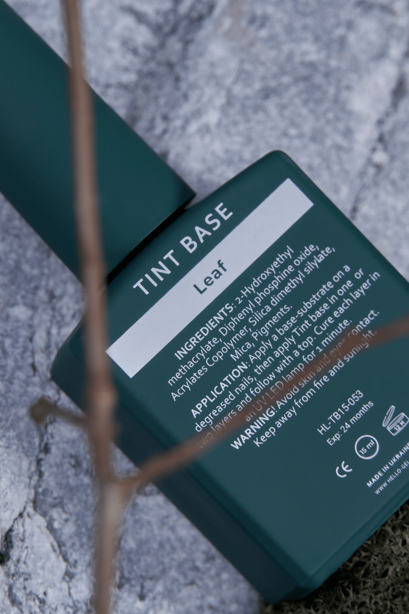 LEAF Tinted Base 15ml (Physical item) - Nail Artistry Melbourne | Professional Nail Supplies Melbourne