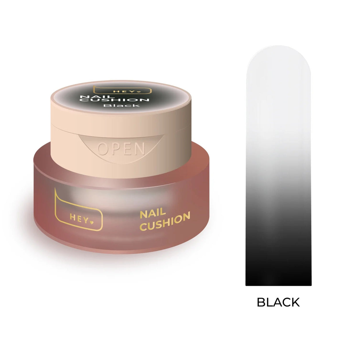 Nail Cushion “Black” — Ombré Gel Paint, 2 g (Physical item) - Nail Artistry Melbourne | Professional Nail Supplies Melbourne
