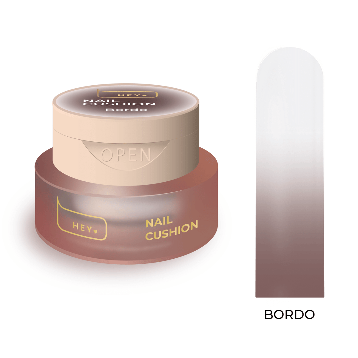 Nail Cushion “Bordo” — Ombré Gel Paint, 2 g (Physical item) - Nail Artistry Melbourne | Professional Nail Supplies Melbourne