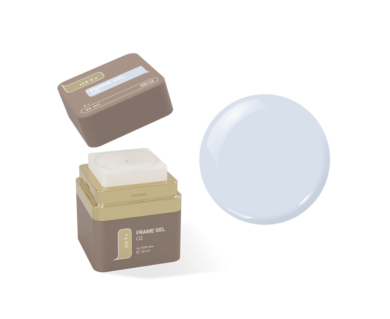O2 Frame Gel / Hard Gel 30ml (Physical item) - Nail Artistry Melbourne | Professional Nail Supplies Melbourne