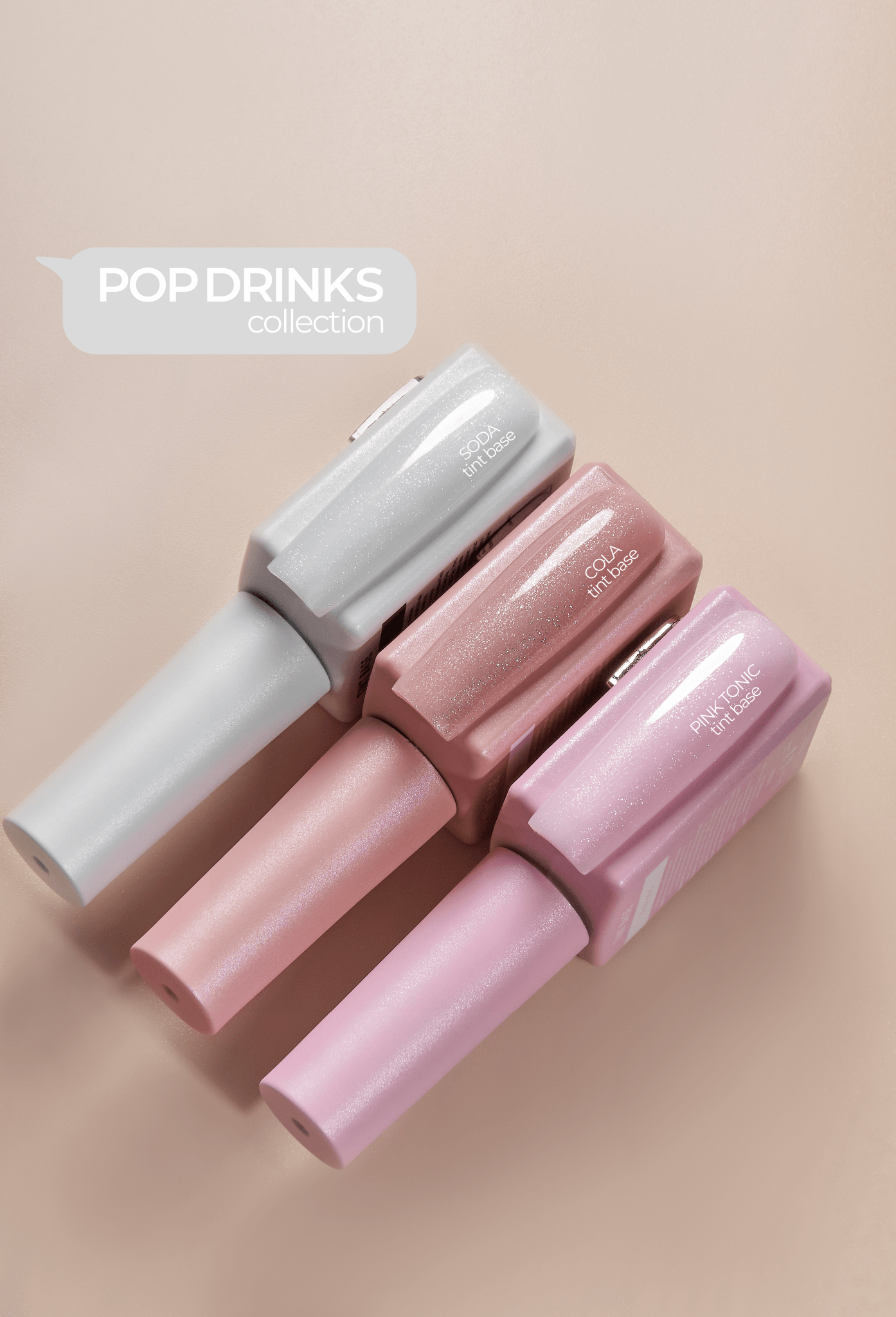 PINK TONIC Tinted Base with Shimmer 15ml (Physical item) - Nail Artistry Melbourne | Professional Nail Supplies Melbourne