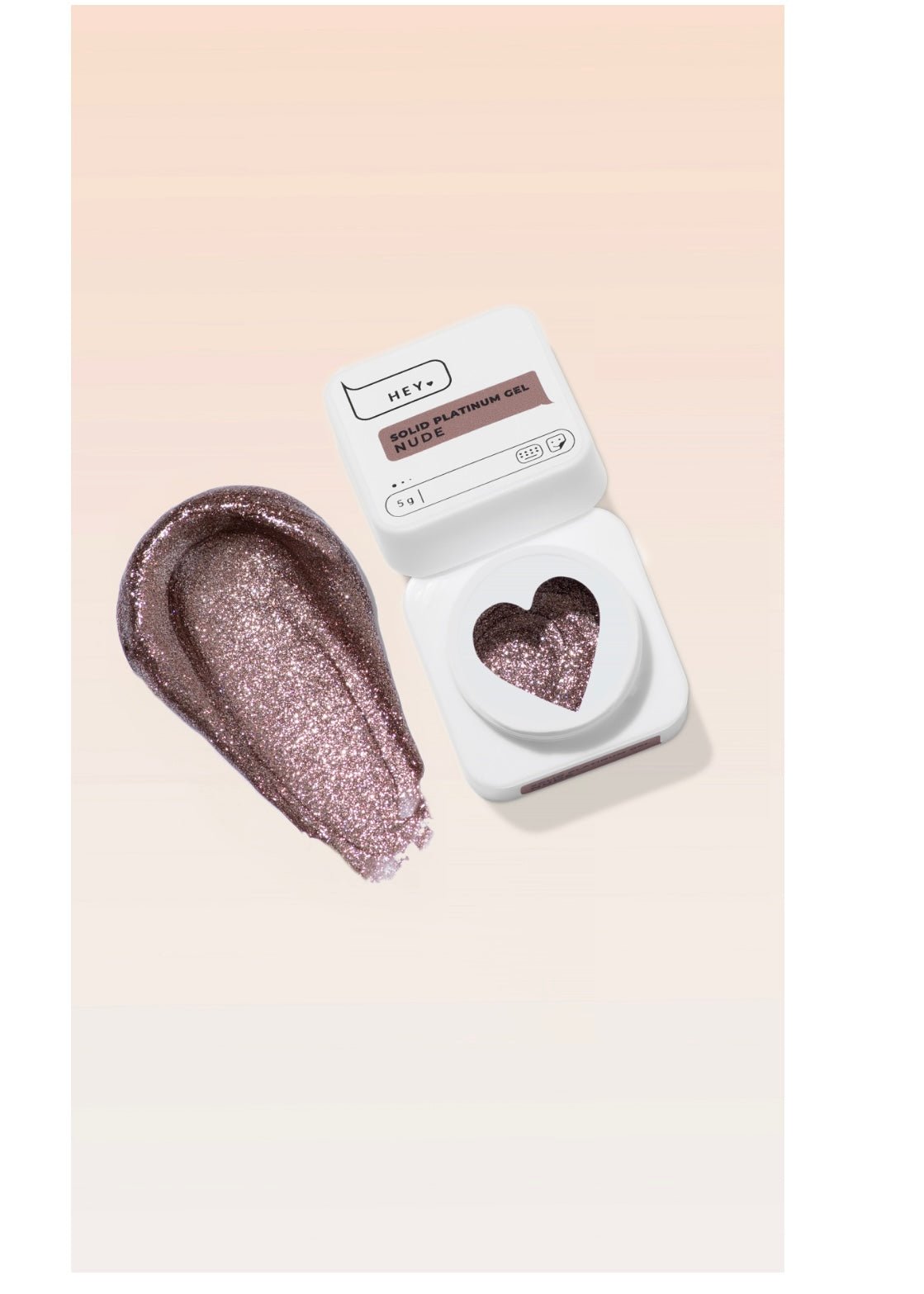Solid Platinum Gel NUDE 5g (Physical item) - Nail Artistry Melbourne | Professional Nail Supplies Melbourne