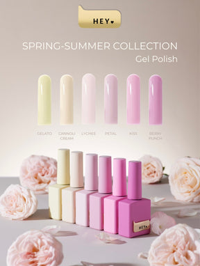 Spring - Summer Collection of 6 Gel Polishes (Physical item) - Nail Artistry Melbourne | Professional Nail Supplies Melbourne