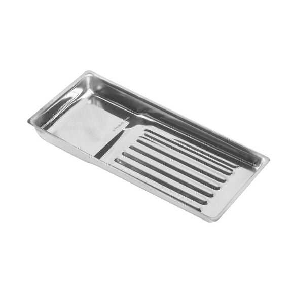 Stainless steel tray, Staleks 195 × 90 × 19 mm (Physical item) - Nail Artistry Melbourne | Professional Nail Supplies Melbourne