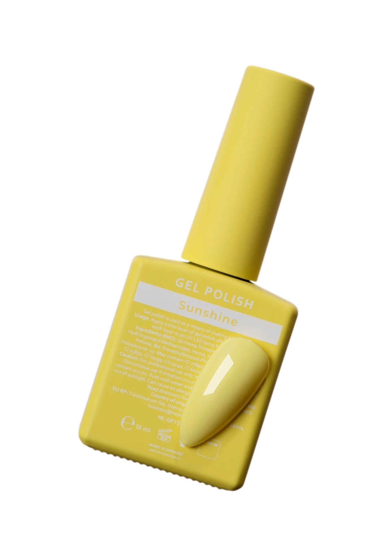 Sunshine Gel Polish 15ml (Physical item) - Nail Artistry Melbourne | Professional Nail Supplies Melbourne