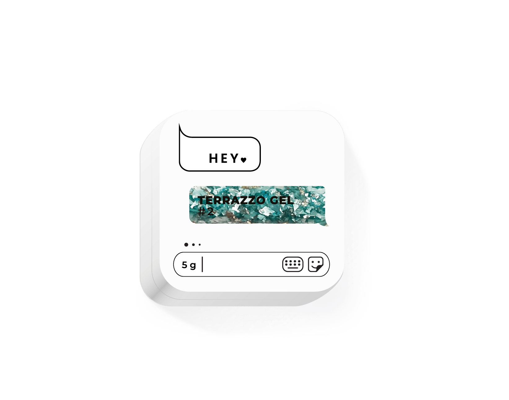 TERRAZZO GEL, 2, 5g for design (Physical item) - Nail Artistry Melbourne | Professional Nail Supplies Melbourne
