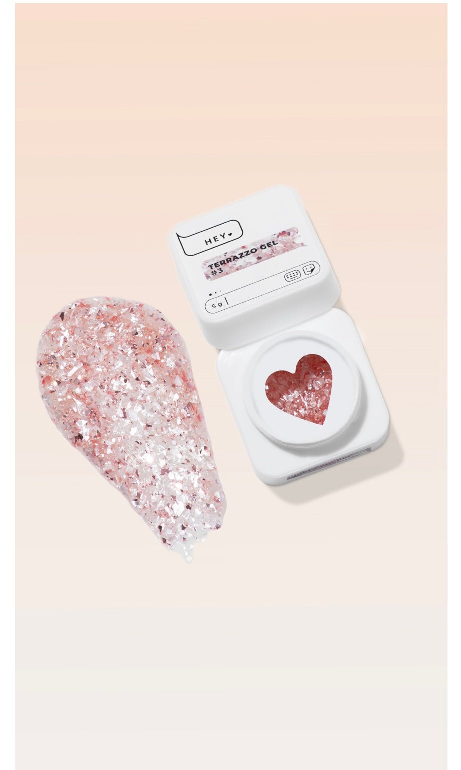 TERRAZZO GEL, 3, 5g for design (Physical item) - Nail Artistry Melbourne | Professional Nail Supplies Melbourne