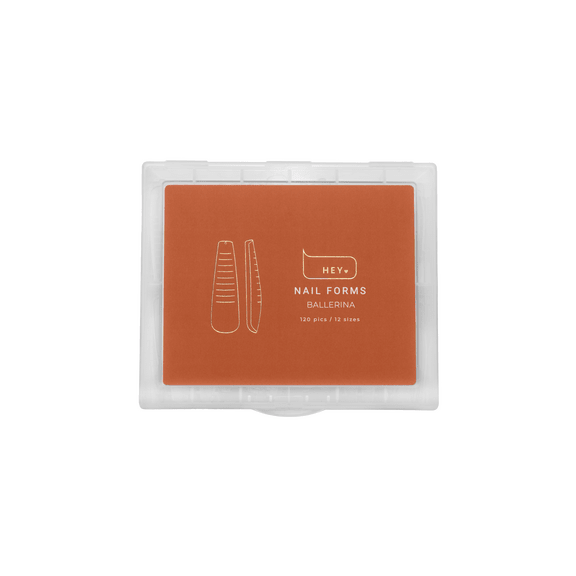 Top Nail Forms Ballerina 120 Pieces for Extensions (Physical item) - Nail Artistry Melbourne | Professional Nail Supplies Melbourne