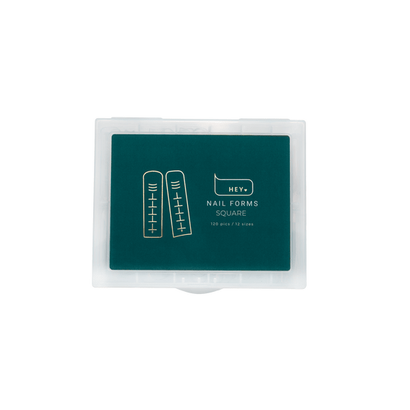 Top Nail Forms Square 120 pieces for Extensions (Physical item) - Nail Artistry Melbourne | Professional Nail Supplies Melbourne