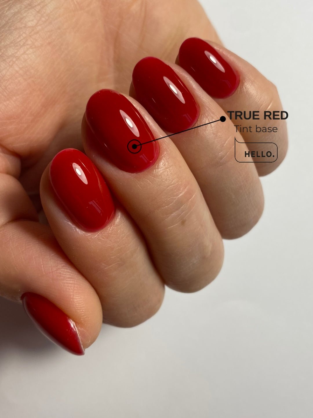 TRUE RED Tinted Base 15ml (Physical item) - Nail Artistry Melbourne | Professional Nail Supplies Melbourne